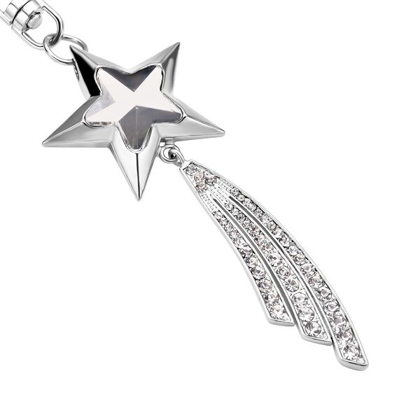 Mehrfarbige Kristall-Sternschnuppe-, Biene- und Schmetterling-Schlüsselanhänger image number 5