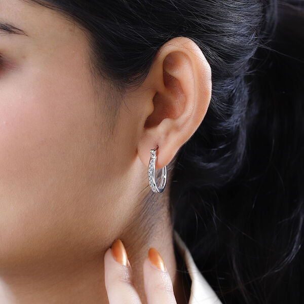 Moissanit Creolen - 0,64 ct. image number 7