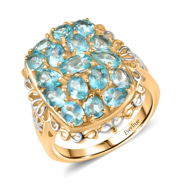 EverTrue blauer Apatit zweifarbiger Ring - 3,22 ct. image number 4