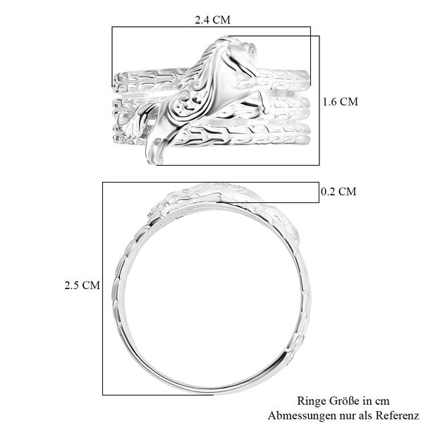 D'Joy 925 Silber Ring (Gr&ouml;&szlig;e 19.00) ca. 5,72g image number 5