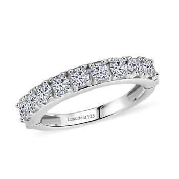 LUXURIANT SI Labor Diamant Ring, 925 Silber rhodiniert - 1 ct.