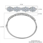 Moissanit Cluster Armreif, 19cm - 7,70 ct. image number 4