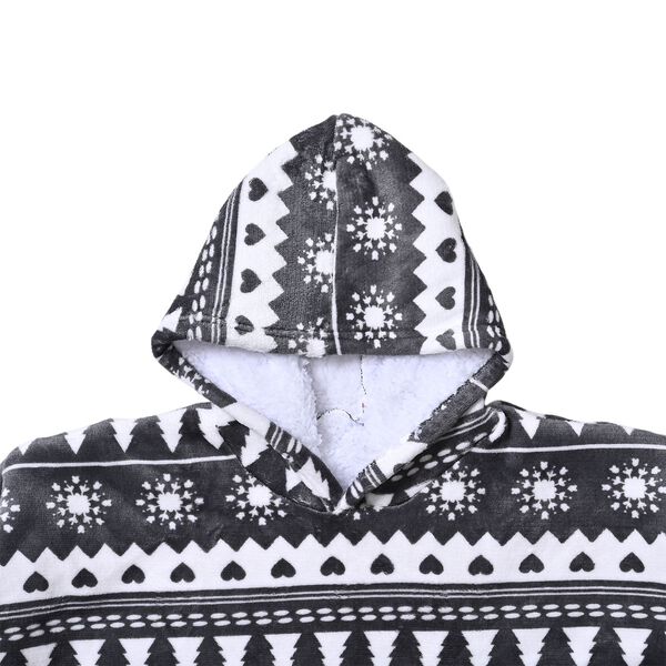 Doppellagiger Hoodie mit Tasche, Grau image number 3