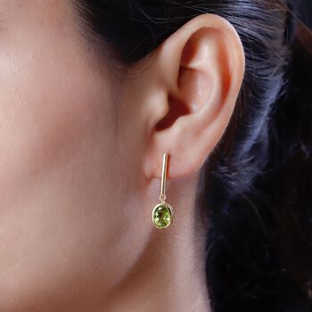 Nat&uuml;rliche Peridot Ohrh&auml;nger - 2,22 ct.