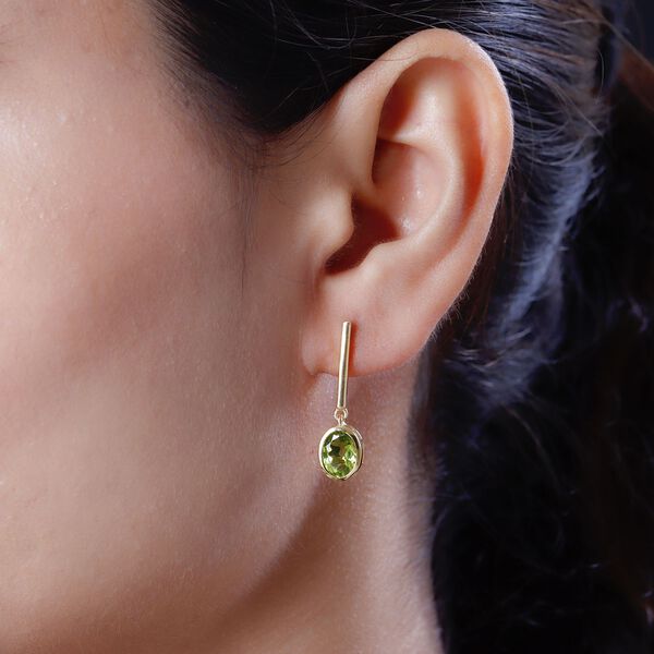 Nat&uuml;rliche Peridot Ohrh&auml;nger - 2,22 ct. image number 3