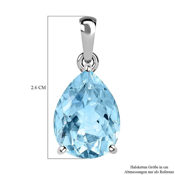 Himmelblauer Topas-Anh&auml;nger -9,75 ct. image number 6