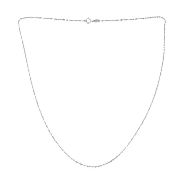 K&ouml;nigskordelkette in 950 Platin, 45cm - 1,50 Gramm