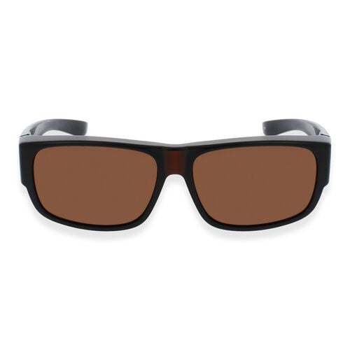 Sole & Luce - Halbdurchsichtige braune Sonnenbrille image number 0