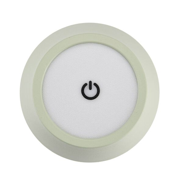 Wiederaufladbare, dimmbare Metall-Tischlampe, 11x38cm, Grün image number 5