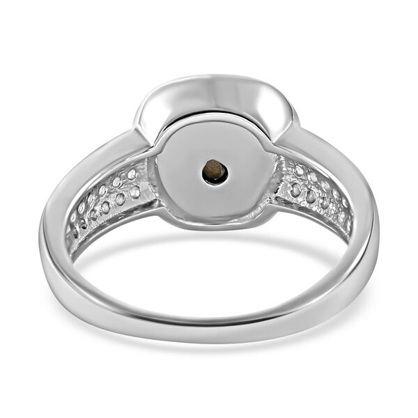 LUSTRO STELLA Champagner und wei&szlig;er Zirkonia-Ring- 9,03 Ct. image number 3