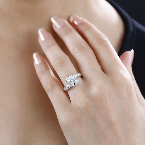 Moissanit Ring, ca. 0,77 ct image number 3