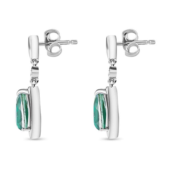 Pfau Quarz Triplett Ohrringe, ca. 4,31 ct. image number 4