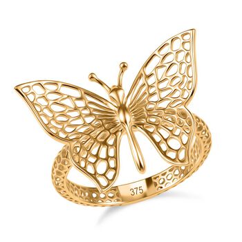 Schmetterlingsring in 317 Gold