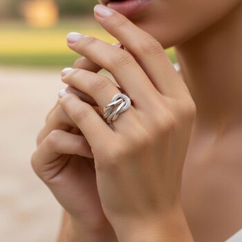 D'Joy 925 Silber Ring (Gr&ouml;&szlig;e 16.00) ca. 6,71g