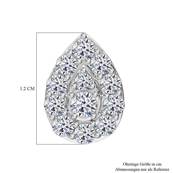LUXURIANT SI-GH Labor Diamant Ohrringe - 1 ct. image number 3