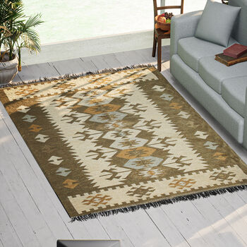 Reversible turkish rugs