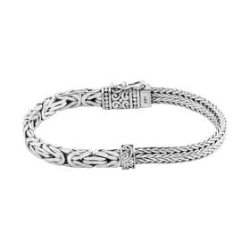 Royal Bali Kollektion - Halb und halb Tulang Naga und Borobudur Armband 19 cm