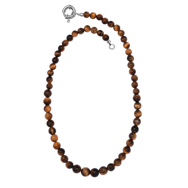 Tigerauge Halskette, 50 cm - 191 ct. image number 4