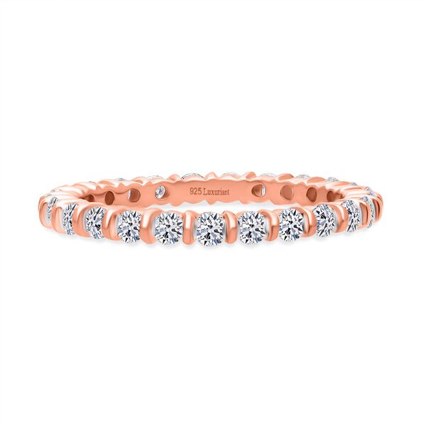 LUXURIANT DIAMOND - Lab Grown Diamant SI-GH Ring 925 Silber 750 Roségold Vermeil (Größe 18.00) (10-15 Werktage Lieferzeit) ca. 1.00 ct image number 0