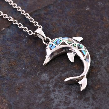 Royal Bali Kollektion- Abalone Muschel Anh&auml;nger- 4,51 ct.