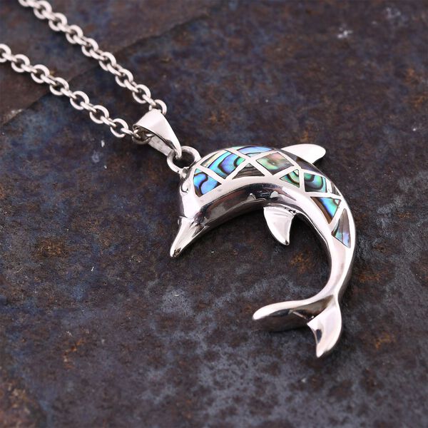 Royal Bali Kollektion- Abalone Muschel Anh&auml;nger- 4,51 ct. image number 1