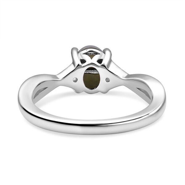 Boulder Opal Triplett und Zirkon Ring - 0,77 ct. image number 8