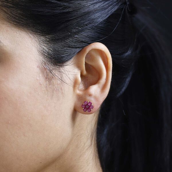 Afrikanische Rubin-Ohrringe - 2,84 ct. image number 3