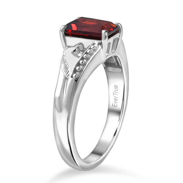 EverTrue roter Granat Ring - 1,90 ct. image number 4