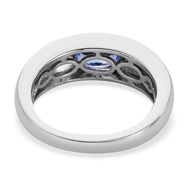 Tansanit Ring 925 Silber Platin-&Uuml;berzug image number 6
