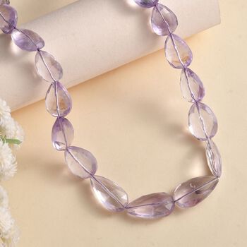 AAA Rosa Amethyst Halskette, 45 cm - 216 ct.