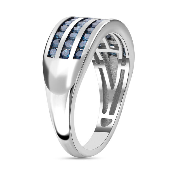 Blauer Diamant-Ring - 1 ct. image number 3