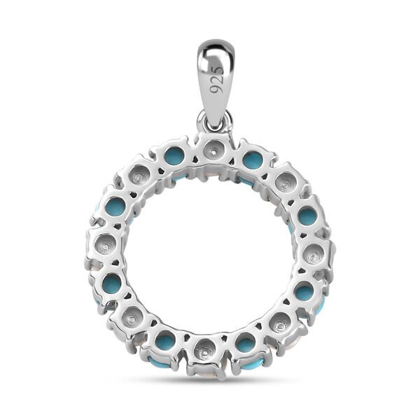 AA Sleeping Beauty T&uuml;rkis und S&uuml;&szlig;wasserperlen Anh&auml;nger - 1,67 ct. image number 5