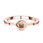 Natürlicher Champagner-Diamant-Ring - 0,10 ct. image number 0
