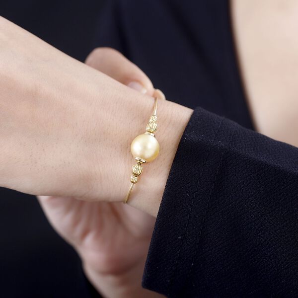 AA goldenes Südseeperlen-Armband, 20 cm image number 9