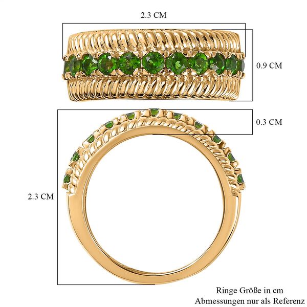 Natürlicher Chromdiopsid-Ring - 0,89 ct. image number 7