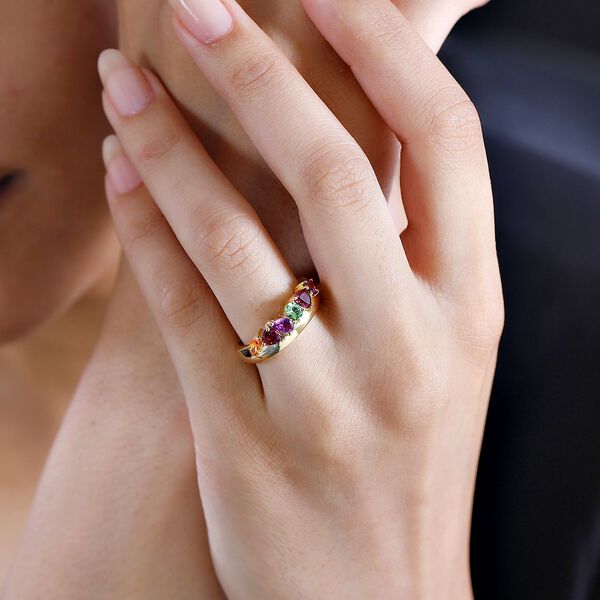 Multi-Garnet-Ring - 1,43 ct. image number 3