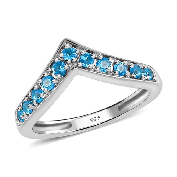 Neon Apatit Ring - 0,44 ct. image number 4