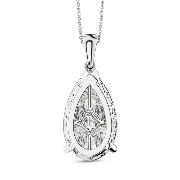 LUXURIANT DIAMOND - Lab Grown Diamant IGI zertifiziert VS/F, Anhänger 925 Silber rhodiniert ca. 10.05 ct image number 3