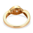 LUSTRO STELLA Feinster Zirkonia Ring 925 Silber vergoldet image number 5