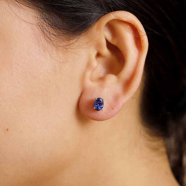 RHAPSODY AAAA Tansanit Ohrringe in 950 Platin - 2,54 ct. image number 3