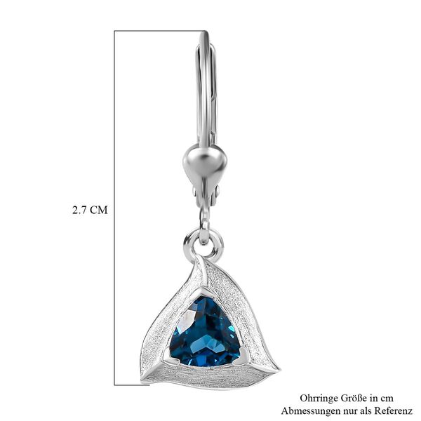 AA London Blautopas Ohrringe - 1,15 ct. image number 6