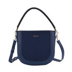 Hobo Tasche mit abnehmbarem Riemen, Größe 26x8x14 cm, Dunkelblau