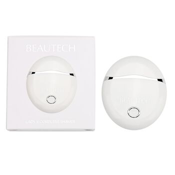 Beautech - 3 in 1 Shaver mit 316L Edelstahl Klinge, Aufladbar, 500 mah, Wei&szlig;