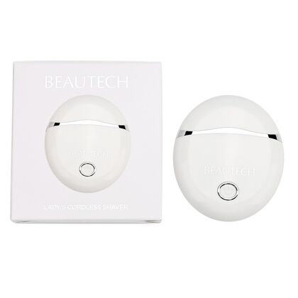Beautech - 3 in 1 Shaver mit 316L Edelstahl Klinge, Aufladbar, 500 mah, Wei&szlig;