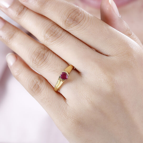 Afrikanischer Rubin-Ring - 0,70 ct. image number 3