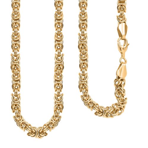 Byzantinische Kette in 916 Gelbgold- 49,50 cm  image number 0