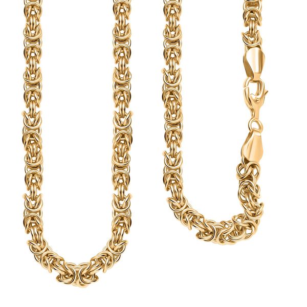 Byzantinische Kette in 916 Gelbgold, 49,50 cm - 12,5 Gramm