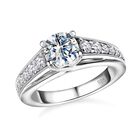 Moissanit Ring -  1,20 ct. image number 3