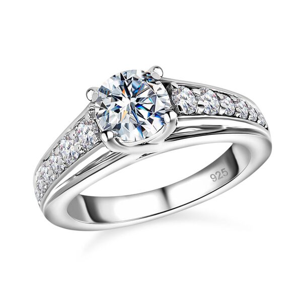 Moissanit Ring -  1,20 ct. image number 4