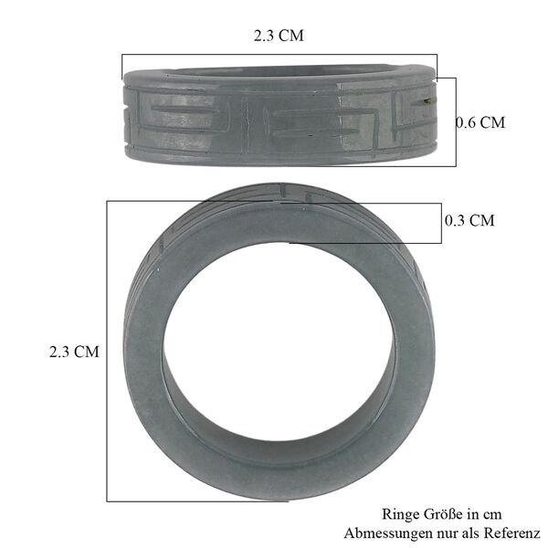 Nat&uuml;rlicher Olmek Jadeit Ring (Gr&ouml;&szlig;e 16.00) ca. 15,00 ct. image number 6